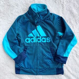 Adidas Teal Zip-up Sweatshirt